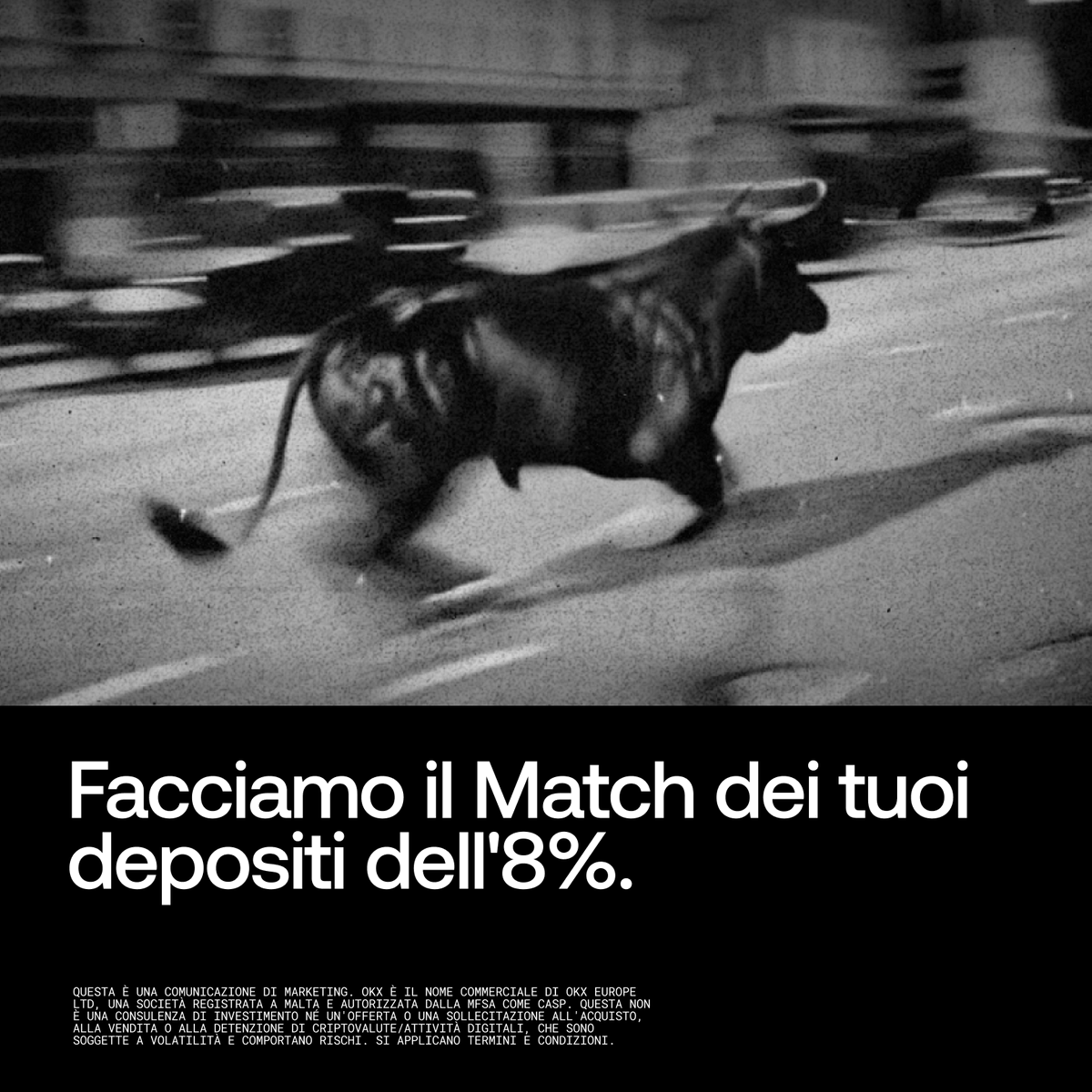OKXItalian's tweet photo. Una piattaforma pensata per il futuro delle criptovalute in Europa.

Con licenza MiCA. Scelta da milioni di utenti. Progettata per i trader attivi.

Trasferisci i tuoi asset su OKX e guadagna l'8% di bonus sul deposito.

https://t.co/snKwFVHwuV

Si applicano T&amp;C. https://t.co/uelBdgTwz1