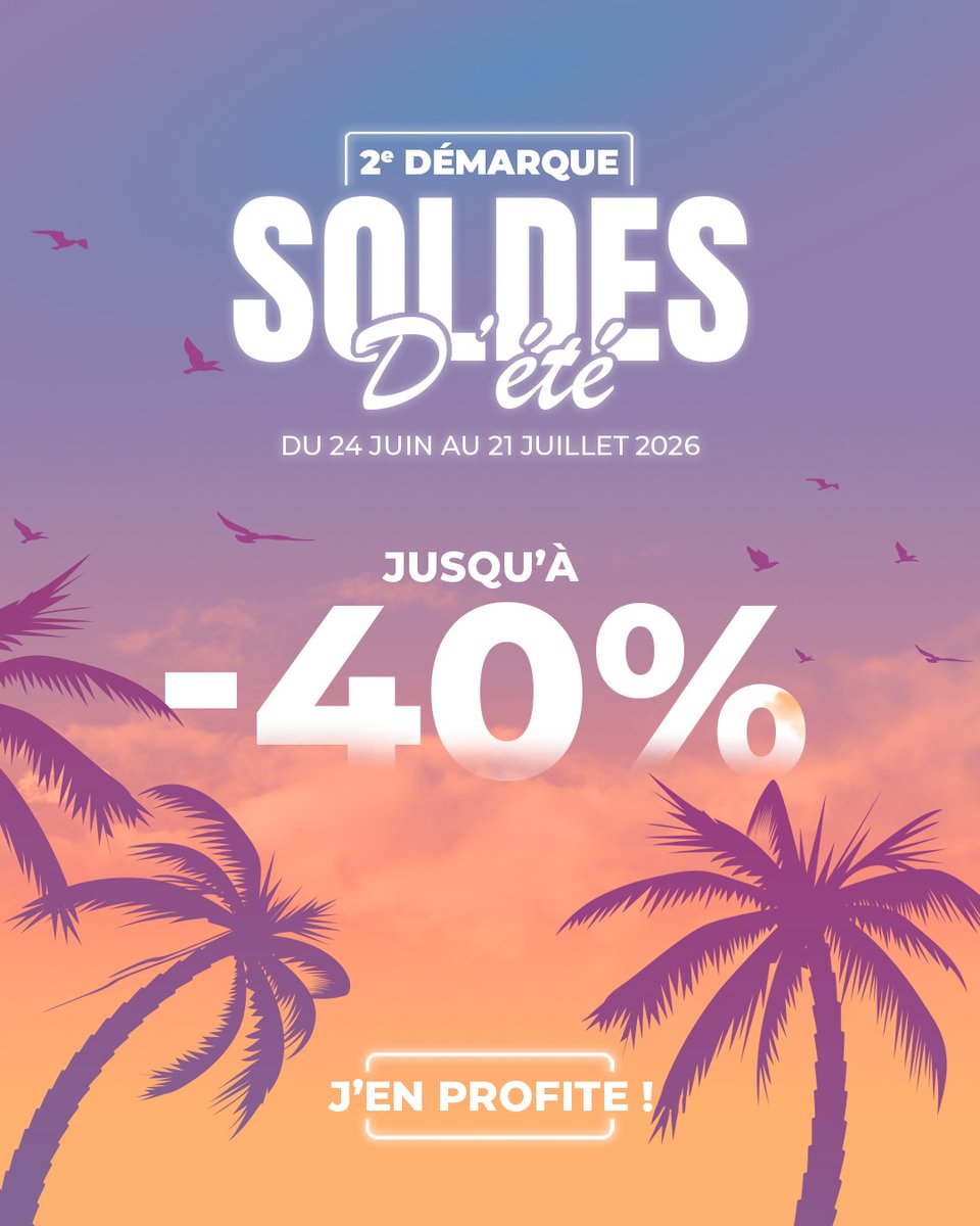 cybertek_fr's tweet photo. La 2e démarque des Soldes d’été 2026 est lancée chez Cybertek ☀️

Jusqu’à -40% sur une sélection de produits gaming, PC, périphériques et setup.

C’est le moment d’en profiter pour upgrader votre config, compléter votre setup ou vous faire plaisir à prix réduit.

Offres valables du 24 juin au 21 juillet 2026, voir conditions.

Découvrez toutes les offres via le lien 👇
https://t.co/vbMQk6ps2x
