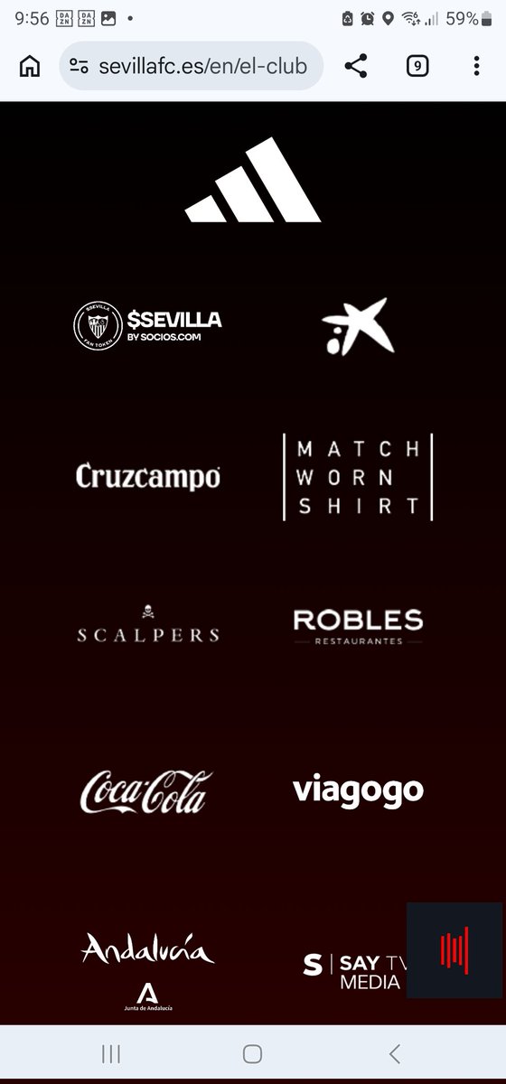 InfoSevillismo's tweet photo. GESTION RUINOSA: 👇 

De ayer a hoy el Sevilla pierde 6 sponsors:  Midea, JD, Juice Time, Sorare, Aeromexico y Social Energy.

Y aquí no DIMITE  ni Dios. https://t.co/RRHXrih2UE