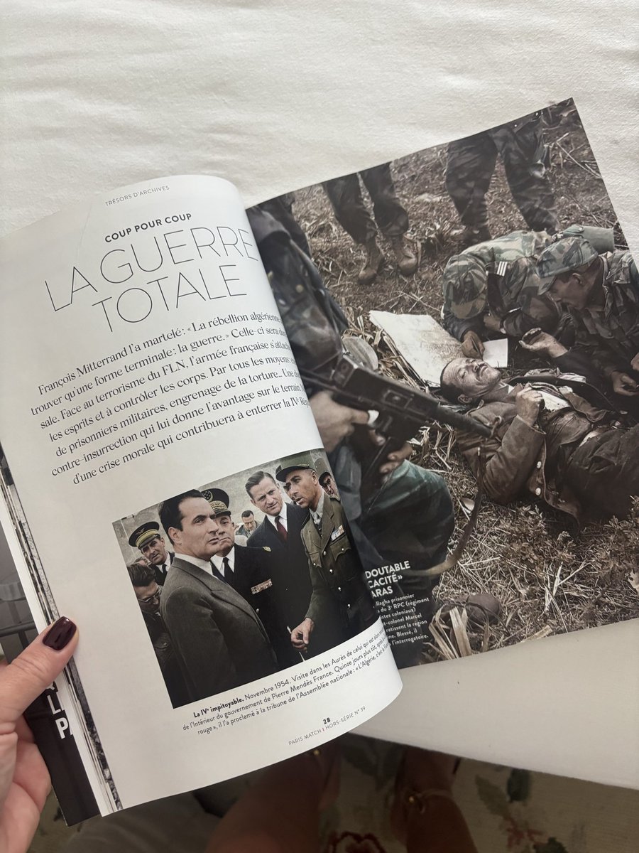 Ritafreitasmart's tweet photo. Edição ESPETACULAR da Paris Match que revisita a relação entre França e Argélia, explorando a colonização, a Guerra da Independência e o legado político, social e humano do conflito, bem como os desafios de memória e reconciliação que ainda marcam ambos os países. 👏👏 https://t.co/WI89YJ7k7p