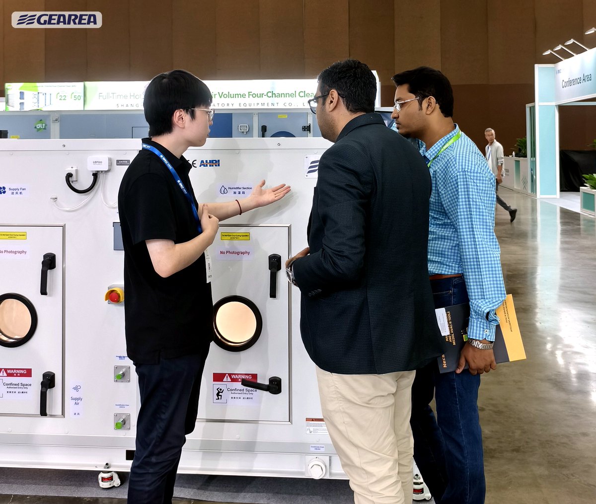 Gearea_Climate's tweet photo. Day 1 at RACC ASEAN Thailand.🥰

Visit the Gearea booth to explore our Dual Cooling Source Air Handling Unit for cleanroom HVAC: ±0.5°C temperature control, ±2%RH humidity control, faster installation, and 50%+ energy savings.

Let’s talk at the booth.

https://t.co/MpM0ZnORem https://t.co/BX4YzRxx55