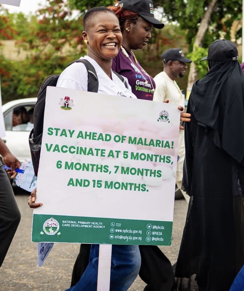 NphcdaNG's tweet photo. Is your baby 5 months old? Help protect them from malaria by visiting the nearest Primary Health Care (PHC) Centre for the malaria vaccine. Other life-saving routine vaccines are also available free of charge.
Don't wait. Visit your nearest PHC today!
#Malariavaccine https://t.co/Q66rNXAJhU