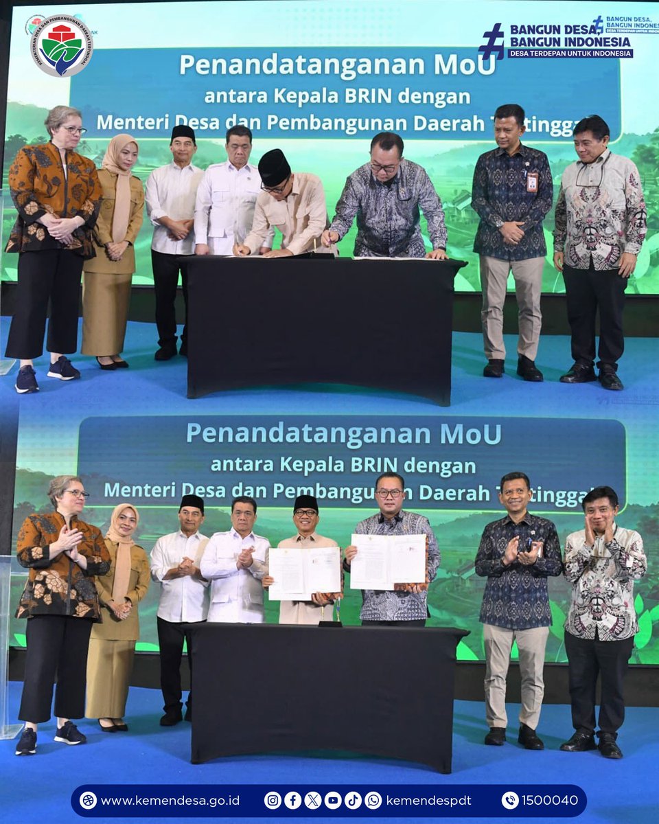 kemendespdt's tweet photo. Mendes PDT Yandri Susanto menegaskan pentingnya kolaborasi dalam mewujudkan seluruh rangkaian pembangunan yang dimulai dari desa hingga level nasional. https://t.co/OVhcSLNFqE