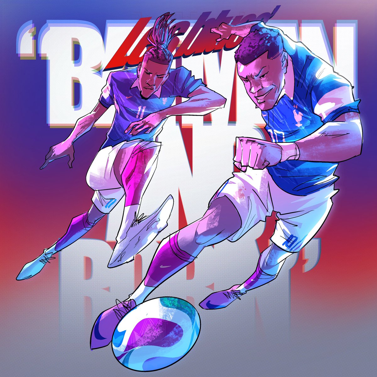 EThevine's tweet photo. Mbappe X Olise

“BATMAN AND ROBIN.”

#FIFAWORLDCUP https://t.co/bkixL9t0Vp