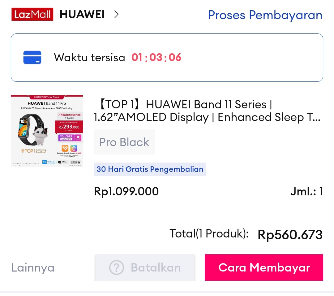 amerta_sa's tweet photo. Komunitas ini sharing apapun yang murah walaupun gak dijual aman kan ya?
Ini dapet voc potongan pembayaran BNI guys
Mending beli yang mana ya? Huawei band 11 pro atau basic aja?
#WTA https://t.co/kksEXXenwM