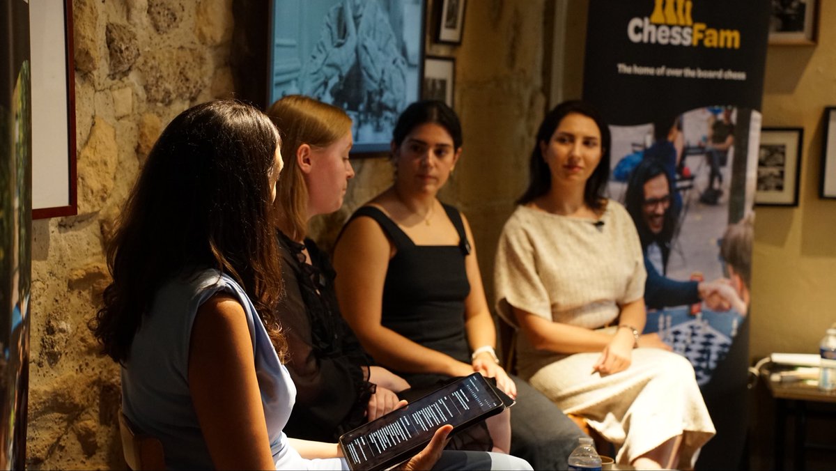 TheChessFam's tweet photo. This year ChessFam went from pipe dream to getting 50 chess decision makers and creators in one room to connect, collaborate and learn how content can monetise and move chess forward. 

With all the awesome people we gathered together, no wonder it was the hottest day on record! https://t.co/7TJYwOJy9D