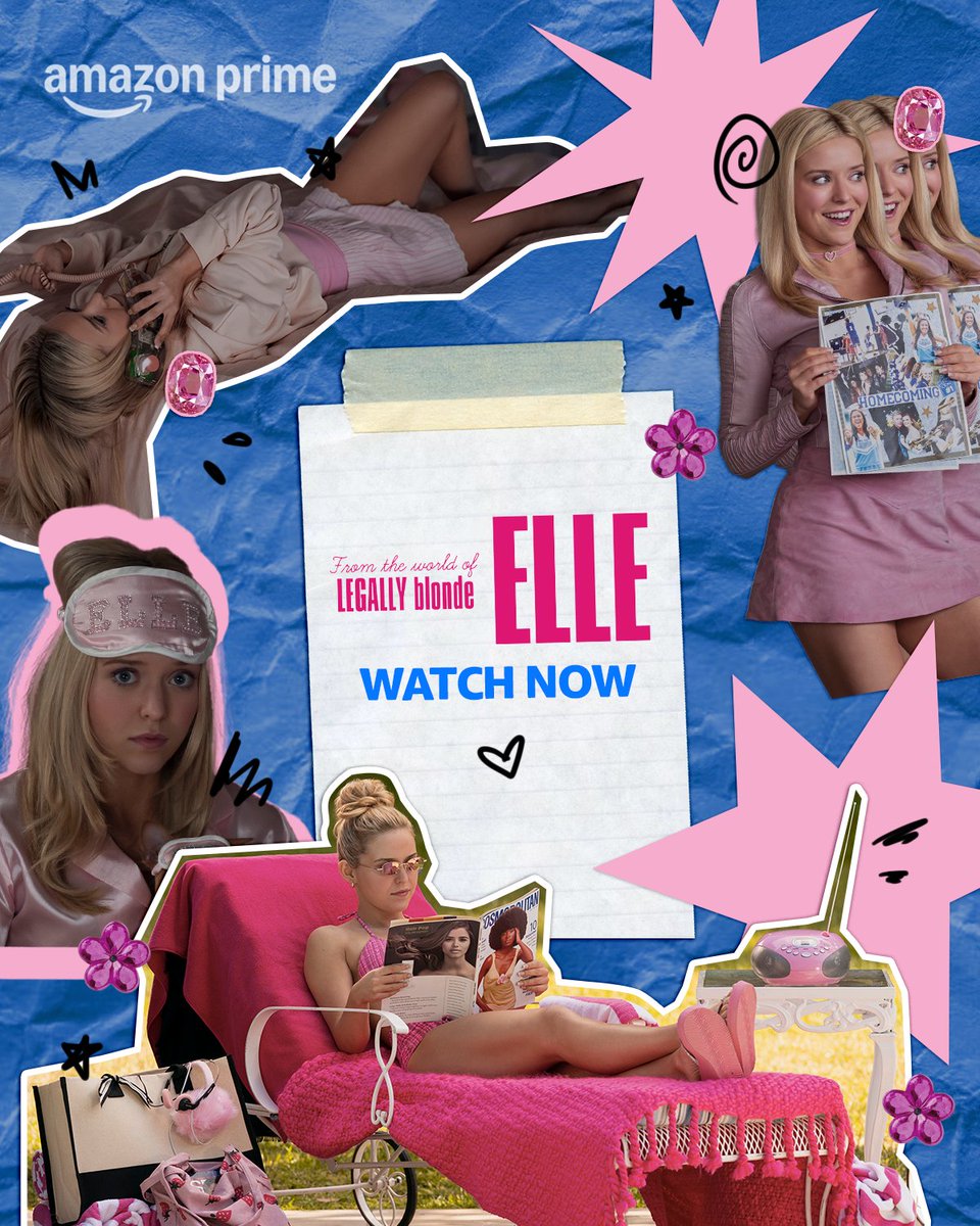primevideosg's tweet photo. Put your pink fits on, we’re going back to high school. ✨
#Elle is now streaming on Amazon Prime! https://t.co/6joUlu2GqO