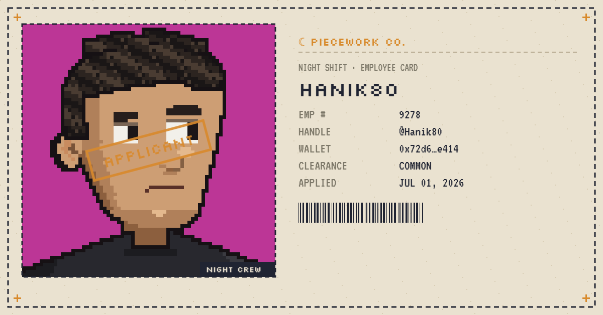 Hanik80's tweet photo. early alpha  @PIECEWORKNFT https://t.co/OEx8lwOv9u