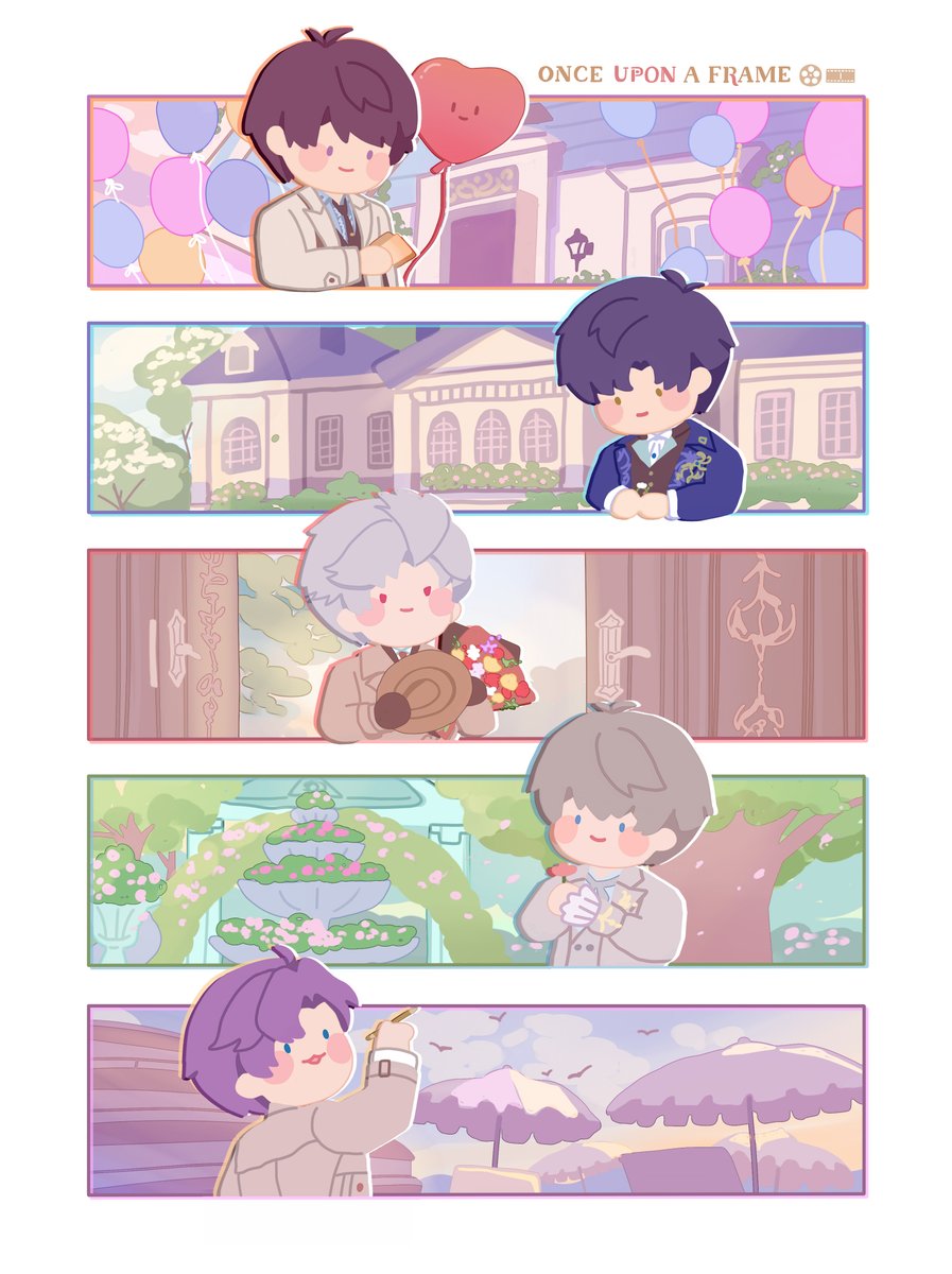 akumarations's tweet photo. A little comfort amongst the chaos...💐🎈
#LoveandDeepspace #恋と深空 #恋与深空 #Caleb #Zayne #Sylus #Xavier #Rafayel https://t.co/8j1gYkte0s