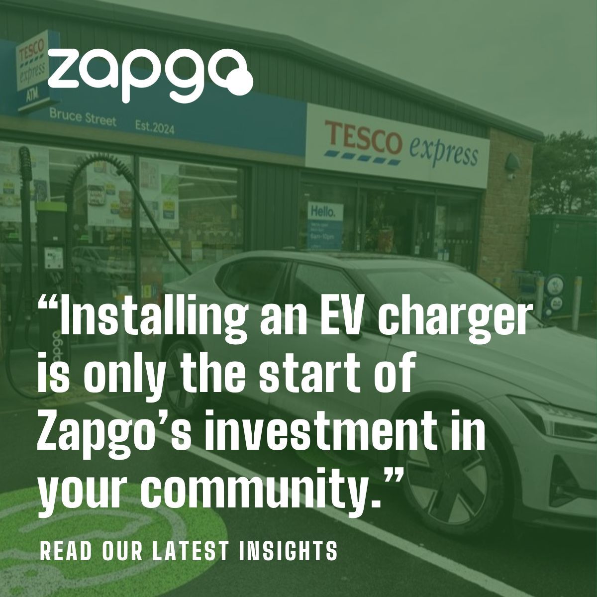 zapgocharging's tweet photo. The charger going live is just the start of our engagement with the local communities in which we install.

From building long-term partnerships with local organisations to supporting great local events, we believe great EV charging infrastructure creates community value long into the future.

Our latest Zapgo Insights article explores why EV charging is an investment in your community.

Read the full article below:

https://t.co/fwlorjgRSE 

#EVCharging #EVInfrastructure #Communities #ZapgoInsights