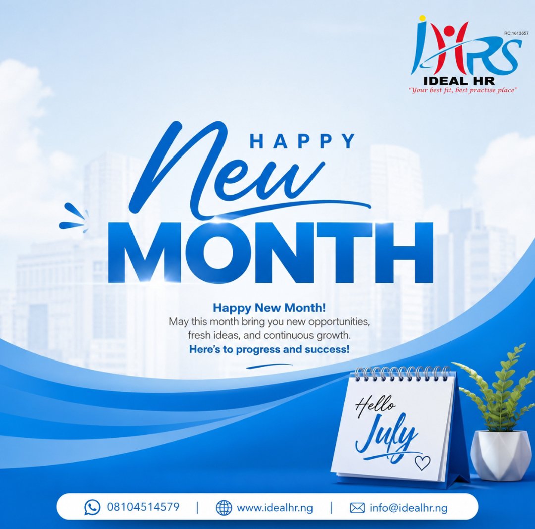 hr_ideal's tweet photo. New month. New opportunities. New possibilities. ✨
Keep moving forward—your next breakthrough could be closer than you think.
Happy July from IDEAL HR! 💙
#HappyNewMonth #WelcomeJuly #MoveForward #NewOpportunities #IDEALHR https://t.co/gM09d9LX1s
