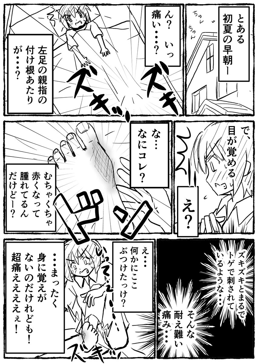 attake_'s tweet photo. 痛風体験談。　1/2 https://t.co/GeC2ZR4YGs