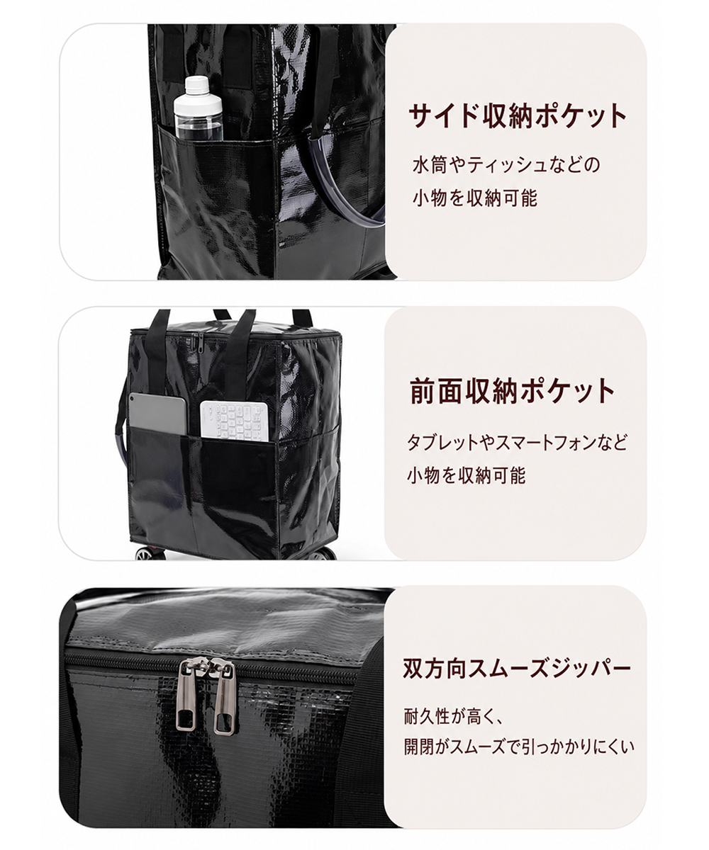 studio_rin's tweet photo. 📢【#スタジオ凛 まもなく入荷予定！】

イベントや撮影で大活躍✨

💼折りたためるキャリーケースが
まもなくスタジオ凛に入荷予定です🙌

✅ 折りたたんでコンパクト収納！
✅ 約40kgまでたっぷり収納✨
✅ 360°静音キャスターで��動もラクラク♪
✅ 防水生地だから急な雨でも安心！

コスプレ衣装やウィッグ、小道具はもちろん、
イベントで増えた戦利品の持ち帰りにもおすすめ💕

サイズは
🔸小
🔸中
🔸大
の3サイズをご用意予定！

入荷次第改めてお知らせいたします📢
気になる方はぜひお楽しみに✨

#スタジオ凛 #コスプレ #コスプレイヤー #イベント準備 #コミケ #同人イベント #推し活 #遠征 #キャリーケース #撮影機材 #ウィッグ