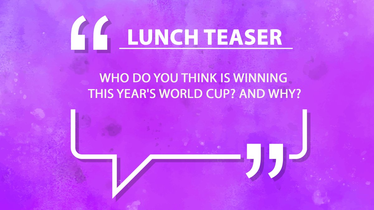 coufamilytv's tweet photo. The FIFA World Cup has reached one of its most exciting stages filled with unforgettable moments, heartbreak, triumph, and tears of joy!
And were asking: Who do you think is taking it home?
#COUFamilyTv #LunchTimeRequest https://t.co/YsygiBJcdE