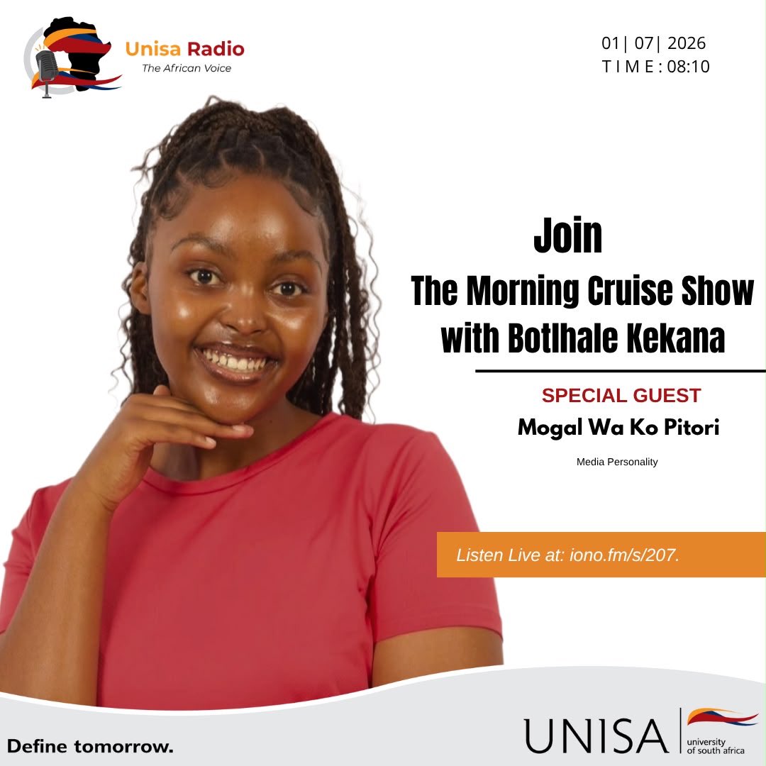 unisaradio's tweet photo. COMING-UP: Media personality Ayanda Masango, affectionately known as Mogal Wa Ko Pitori joins The Morning Cruise Show with Botlhale Kekana to  discuss her inspiring story, the lessons she's learned along the way, and how she's using her platform to empower the next generation.
#TheStationOfChampions