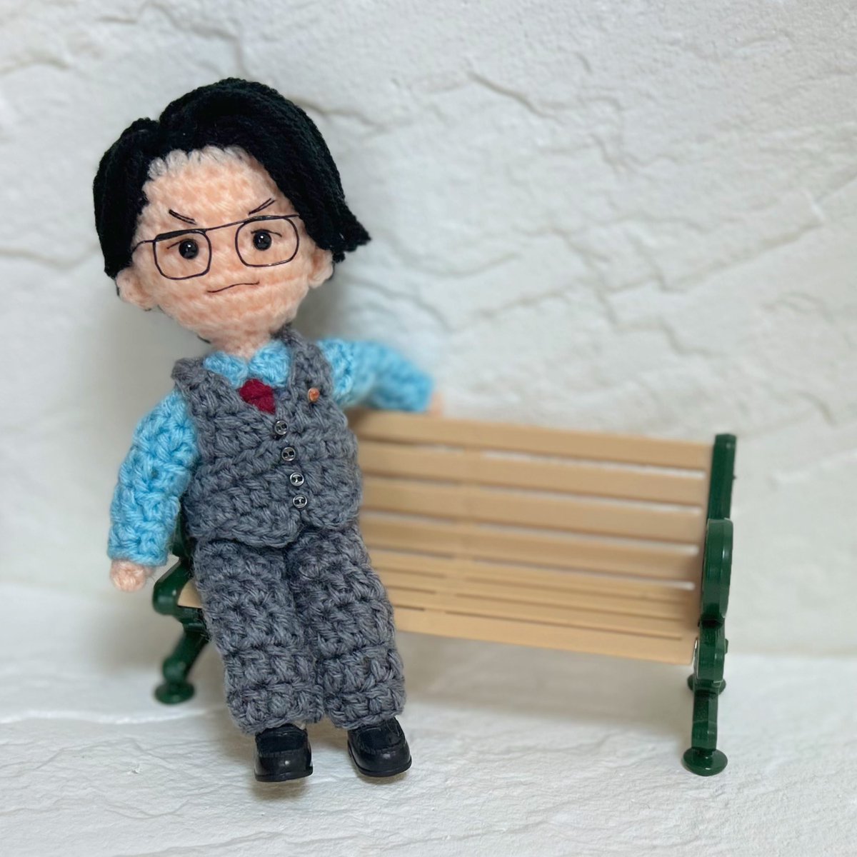 hellohill111379's tweet photo. エレマルのゲストにこたけ正義感さんが出られるとのこと、、あんなに赤ペンコーナーでいじられてたのに😂こたけさんの好感度上がりすぎて気付けば編み編みしてました〜ちょっと可愛すぎたかも？（笑）土曜日楽しみ☺️
#あみぐるみ https://t.co/M5UoBbfWro