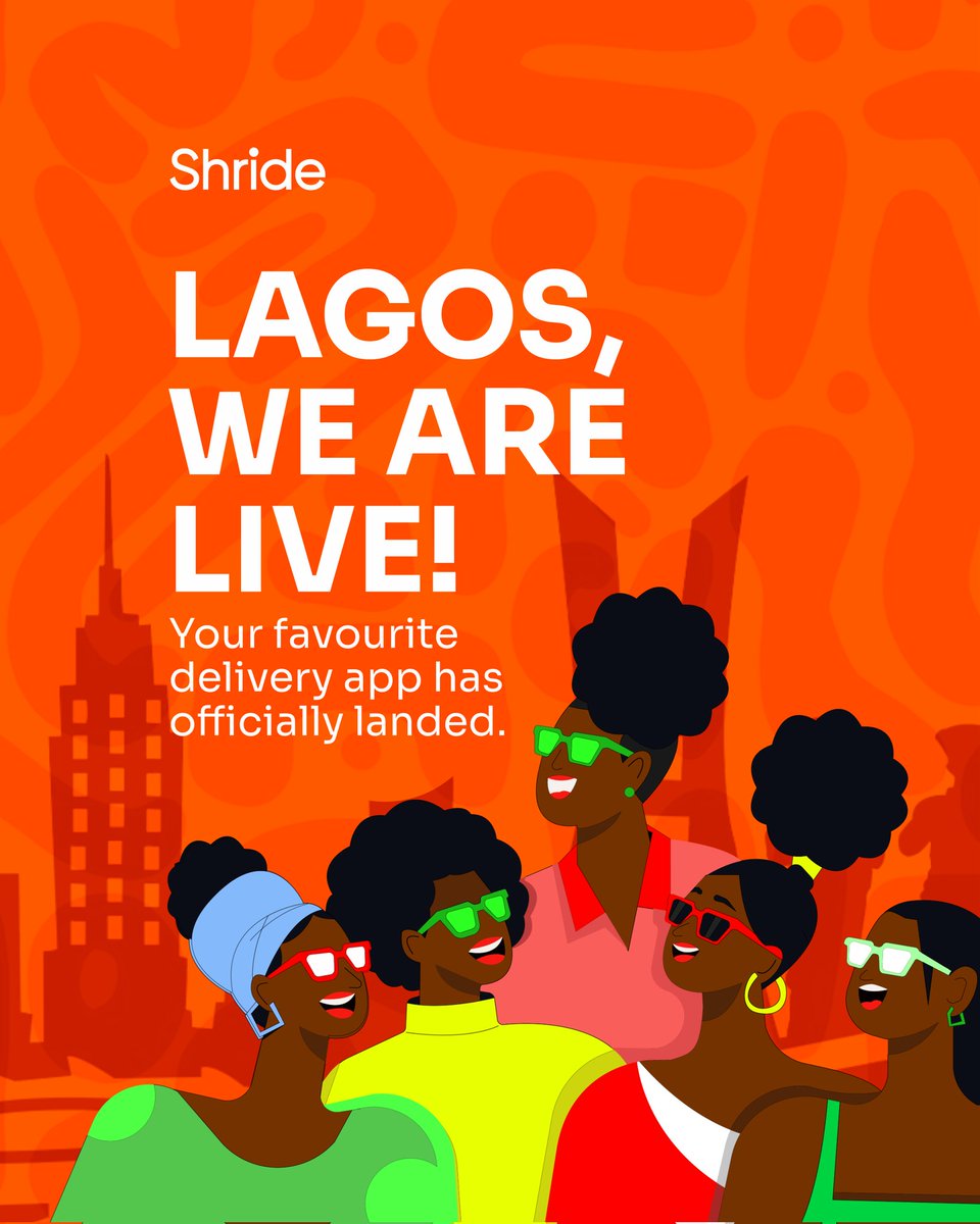 theShrideapp's tweet photo. LAGOS, WE'RE LIVE!!! 🎉🔥

The wait is over! Tell everyone you know, Shride is officially serving Lagos! 🚀

Great discounts? ✅ Reduced delivery fees? ✅ Fast deliveries? ✅

Now the only question is... what's your first order? 👀🍕🍔🌯

Download, order, and let the chopping begin!

#ShrideLagos #Lagos #Yaba #Unilag #FoodDelivery