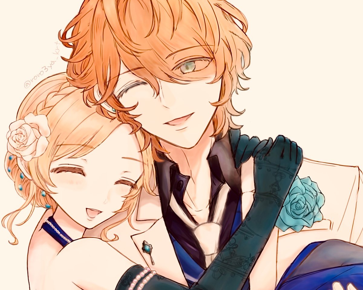 roro3ya_krt's tweet photo. ニコリリ🌹
(別垢に載せた絵をトリミング、加工したものです) https://t.co/8M0bXR1zp1