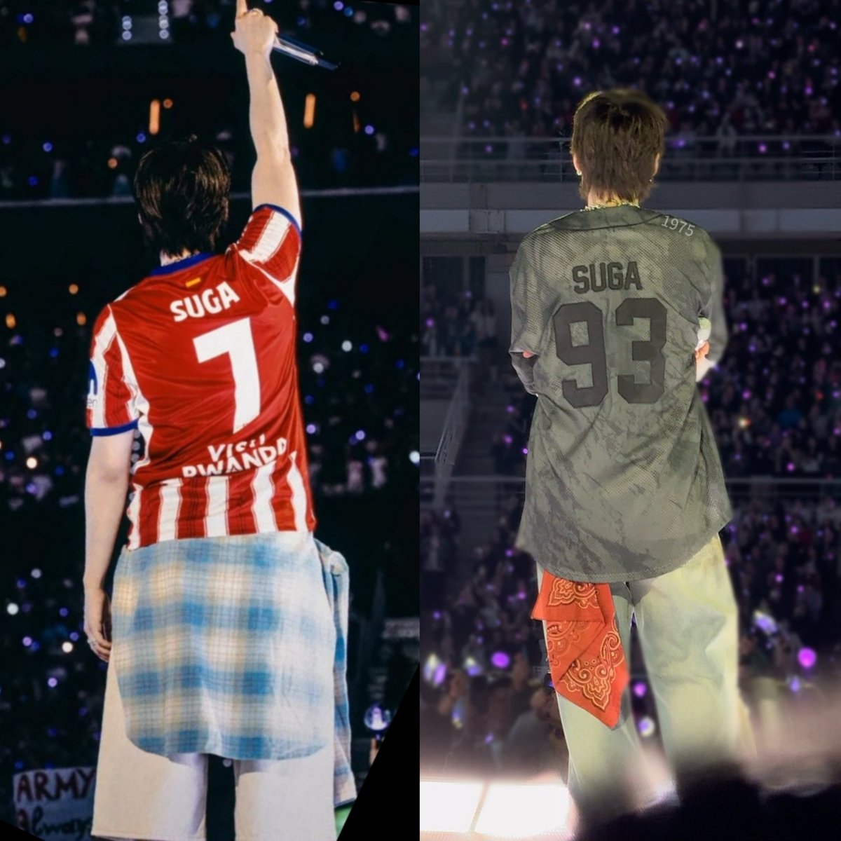 sakinayoongi's tweet photo. SUGA 7                                            SUGA 93 https://t.co/VElHBLwOlU