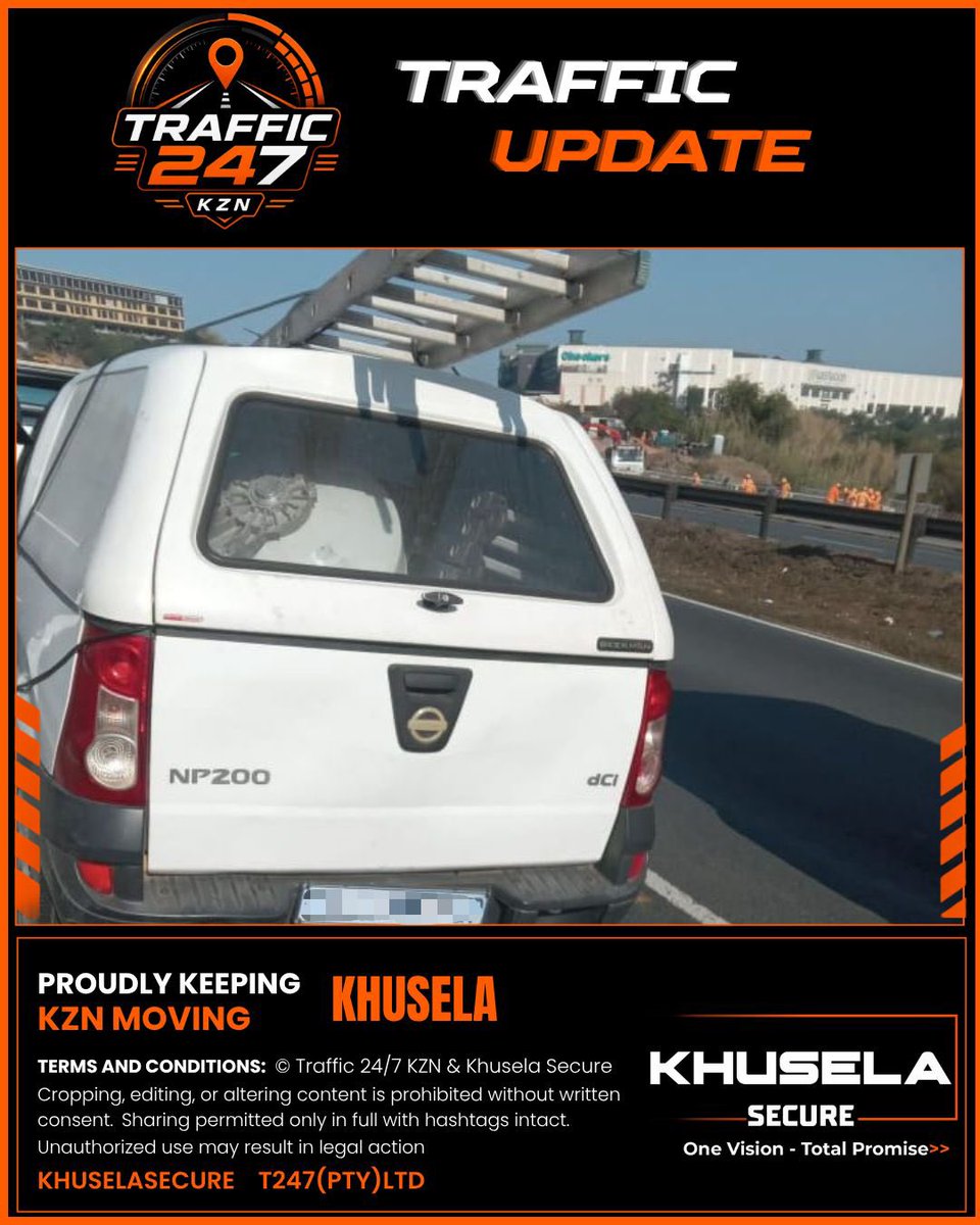 NancyPalien1's tweet photo. Bakkie Obstruction on N2 Southbound before EB Cloete. Slow lane obstructed. Please approach scene with caution 
𝗞𝗵𝘂𝘀𝗲𝗹𝗮 𝗧𝗿𝗮𝗳𝗳𝗶𝗰 𝗖𝗼𝗻𝘁𝗿𝗼𝗹 on scene assisting 
10:05 • July 1

𝗞𝗵𝘂𝘀𝗲𝗹𝗮𝗦𝗲𝗰𝘂𝗿𝗲, 𝗧𝟮𝟰𝟳(𝗣𝘁𝘆)𝗟𝘁𝗱 https://t.co/KEX8AO31uB