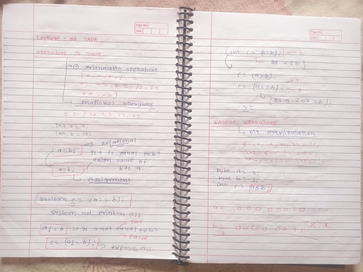 AzadKumar161440's tweet photo. 🚀 Day 6/100 – Java Operators | #100DaysOfCode

Today, I completed Lecture 6 of the Java Full Course by Rohit Negi, Aditya Tandon (CoderArmy).

#Java #Programming #SoftwareEngineering #Coding #JavaDeveloper #LearningInPublic #100DaysOfCode #CoderArmy #RohitNegi #BitManipulation https://t.co/FtEu6Wvrzb