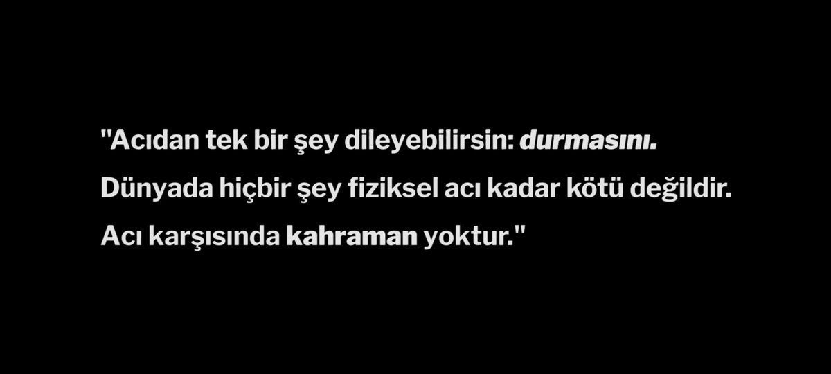 aosmandinc's tweet photo. Ona karşı asi olanlar
Acıyla karşılaştıklarında
Yüzlerindeki mağrur öfkeyi koruyabilirler mi https://t.co/6IUN2N1Rfv