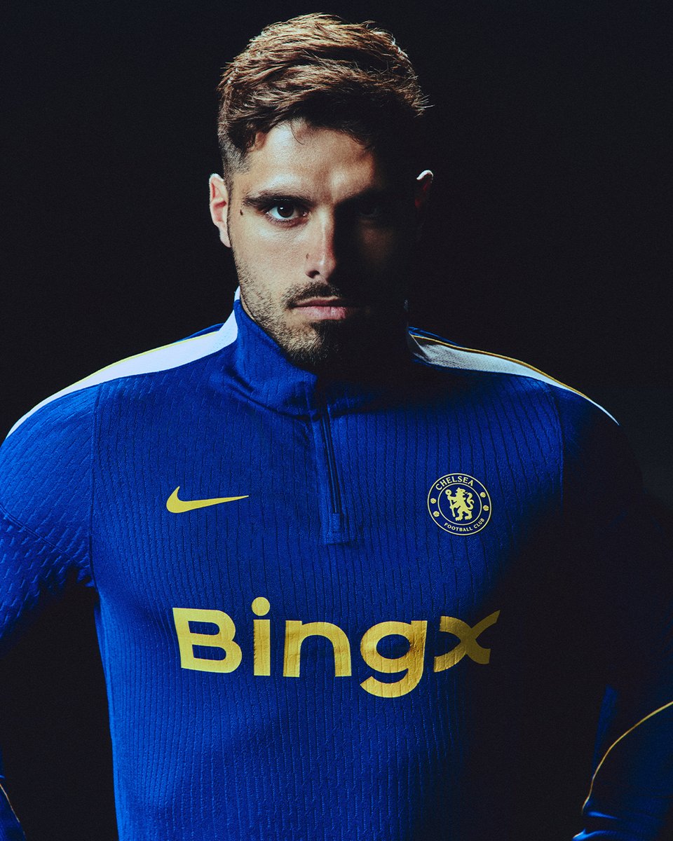 BingXOfficial's tweet photo. The new @ChelseaFC x BingX Training Collection just dropped.

New kit, new season, same ambition for greatness. 

#TrainedOnGreatness #BingXCFC