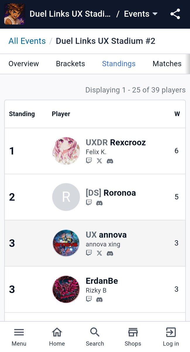 Erdan8e's tweet photo. Top 4 UX Stadium #2

R1 Centur-Iodion OO
R2 Beetrooper OO
R3 Stardust OO
SF Stardust OXX

Brick going 1st last duel https://t.co/xqogaUyGnE