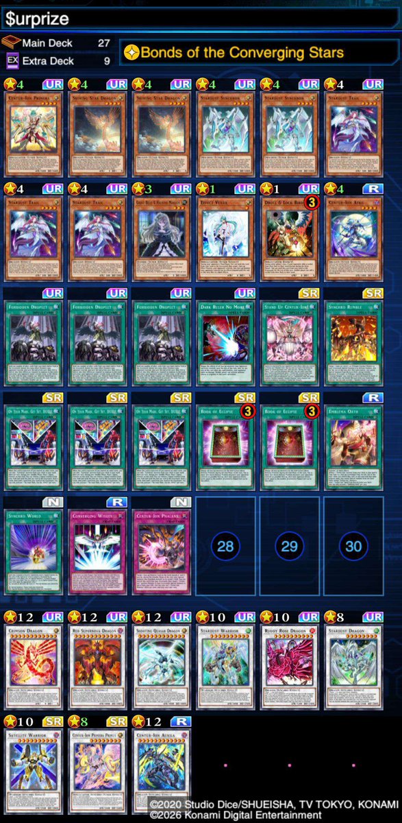 Erdan8e's tweet photo. Top 4 UX Stadium #2

R1 Centur-Iodion OO
R2 Beetrooper OO
R3 Stardust OO
SF Stardust OXX

Brick going 1st last duel https://t.co/xqogaUyGnE