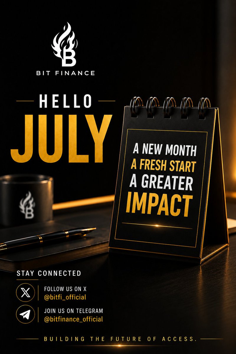 bitfi_official's tweet photo. Hello July!

Happy New Month to all BTF Holders🥳

Stay Connected🚀 https://t.co/z0kFtIiMIR