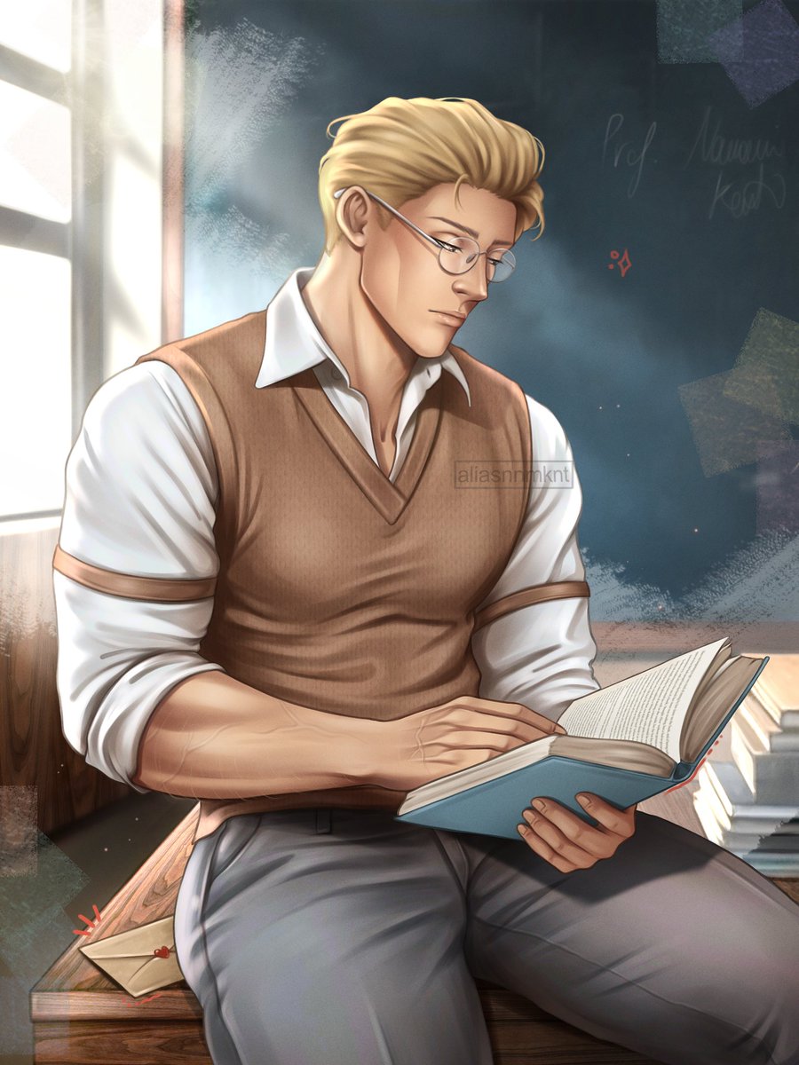 aliasnnmknt's tweet photo. Day 1: professor AU (with a hint of first love)

#sfw_nnweek26 #nanamikento https://t.co/adTT1UQ2f1