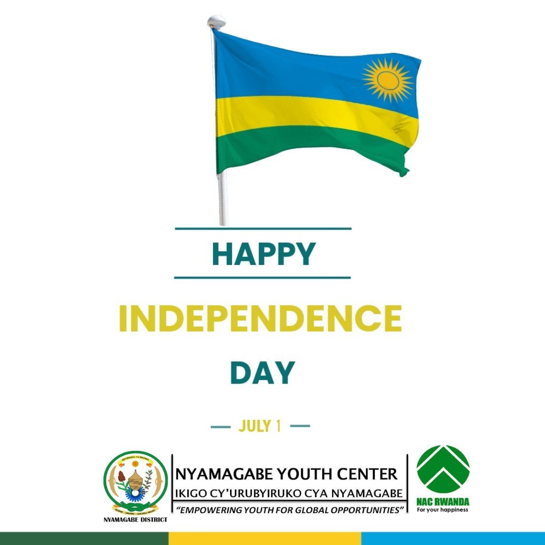 Youth_Actions's tweet photo. #Happy #Independence Day, #Rwanda! 🇷🇼 On this #special day, we #honor our #freedom, unity, and #resilience, reflecting on the #incredible journey of our nation. #Wishing every #Rwandan a joyful and #unforgettable #Independence Day from #everyone at #Rwanda #Cooperation. https://t.co/MIHGyUf4n2