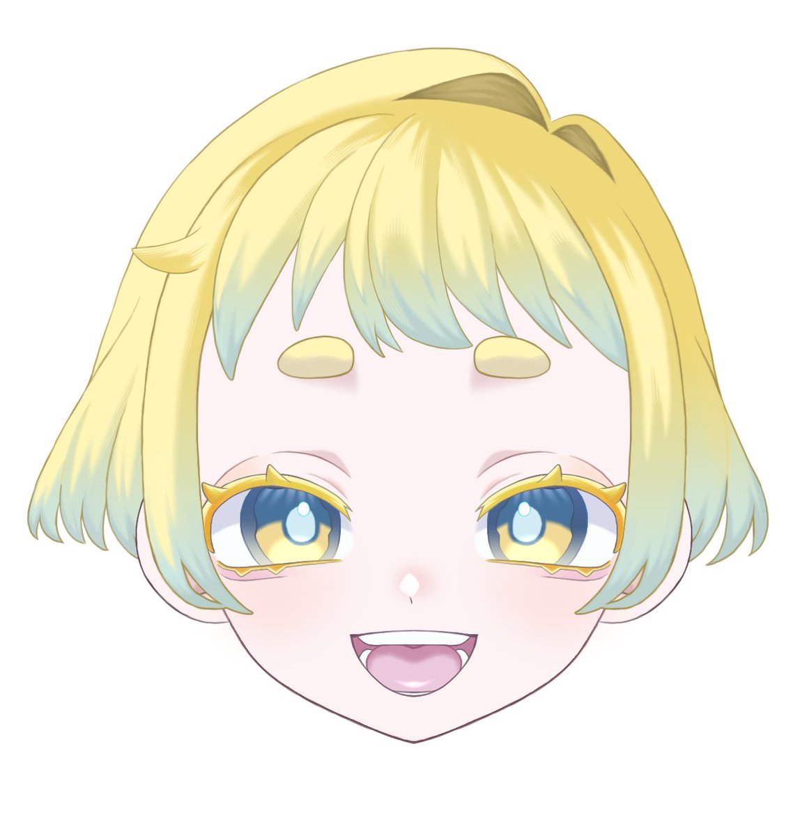 moe221522's tweet photo. 本日の進捗！今日は髪の毛の影を塗るところまで進みました！
＃イラスト　＃live2D　＃live2DWIP https://t.co/0qWS7gJDIJ