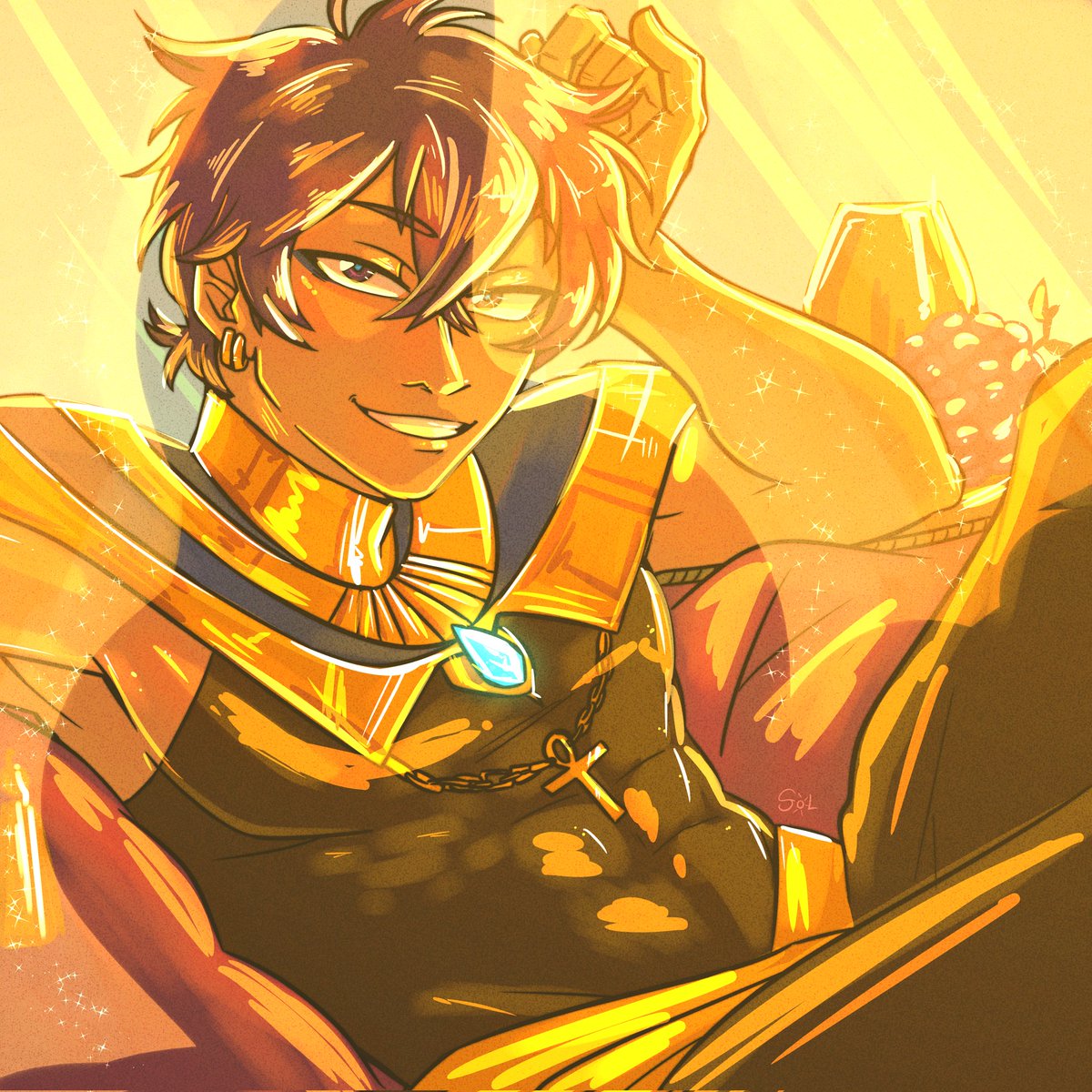 sansanartacc's tweet photo. if I was a man this man would awaken my homosexual tendencies 
#kaiart #thevtubercompany https://t.co/DJSy0HEBJW