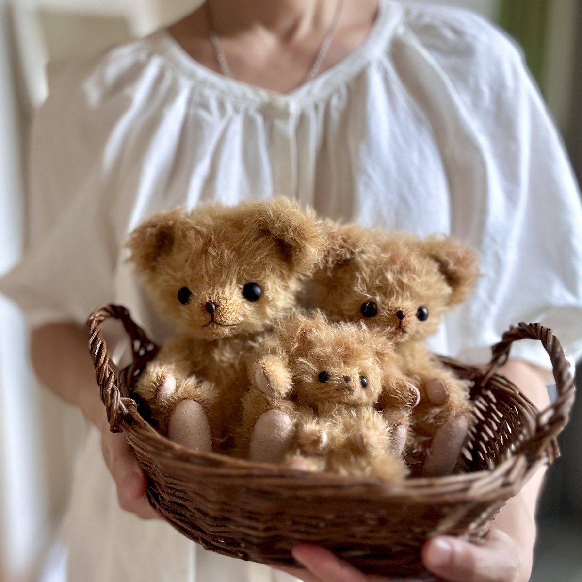 くまこ❤様お取り置き3/15 くまちゃん達の家探しします ／ 生地、汚し具合まで一緒！ サイズ違い