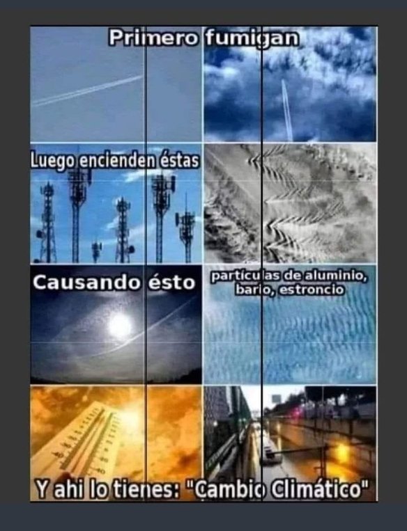 sextopericio44's tweet photo. NOS FUMIGAN DESDE EL AIRE..., GEOINGENIERÍA. https://t.co/gLqYBrQ72v