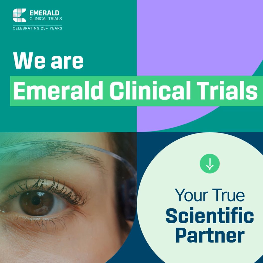 emeraldclinical's tweet photo. More than a CRO. A true scientific partner.
 
At Emerald Clinical, we combine deep scientific expertise with global execution to accelerate smarter clinical development — from early phase to real-world studies.

With strong roots in APAC and a global footprint, we help sponsors navigate complexity, recruit faster, and deliver high-quality outcomes across every phase. 
 
Ready to advance your next study? Contact us for an initial consultation.

👉 Explore Emerald Clinical - - https://t.co/rS53hy0TxS

#ClinicalResearch #DrugDevelopment #ClinicalTrials #CROpartner #LifeSciences