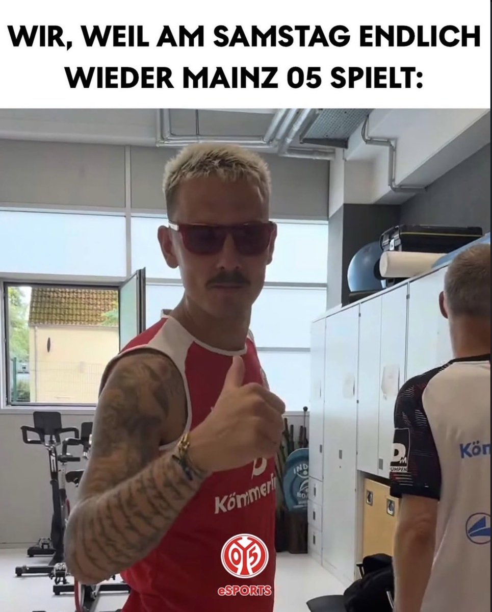 Mainz05eSports's tweet photo. Endlich wieder MAINZAAAA😍 #meme #mainz05 #saisonstart #testspiel https://t.co/GIbIB0VH7c