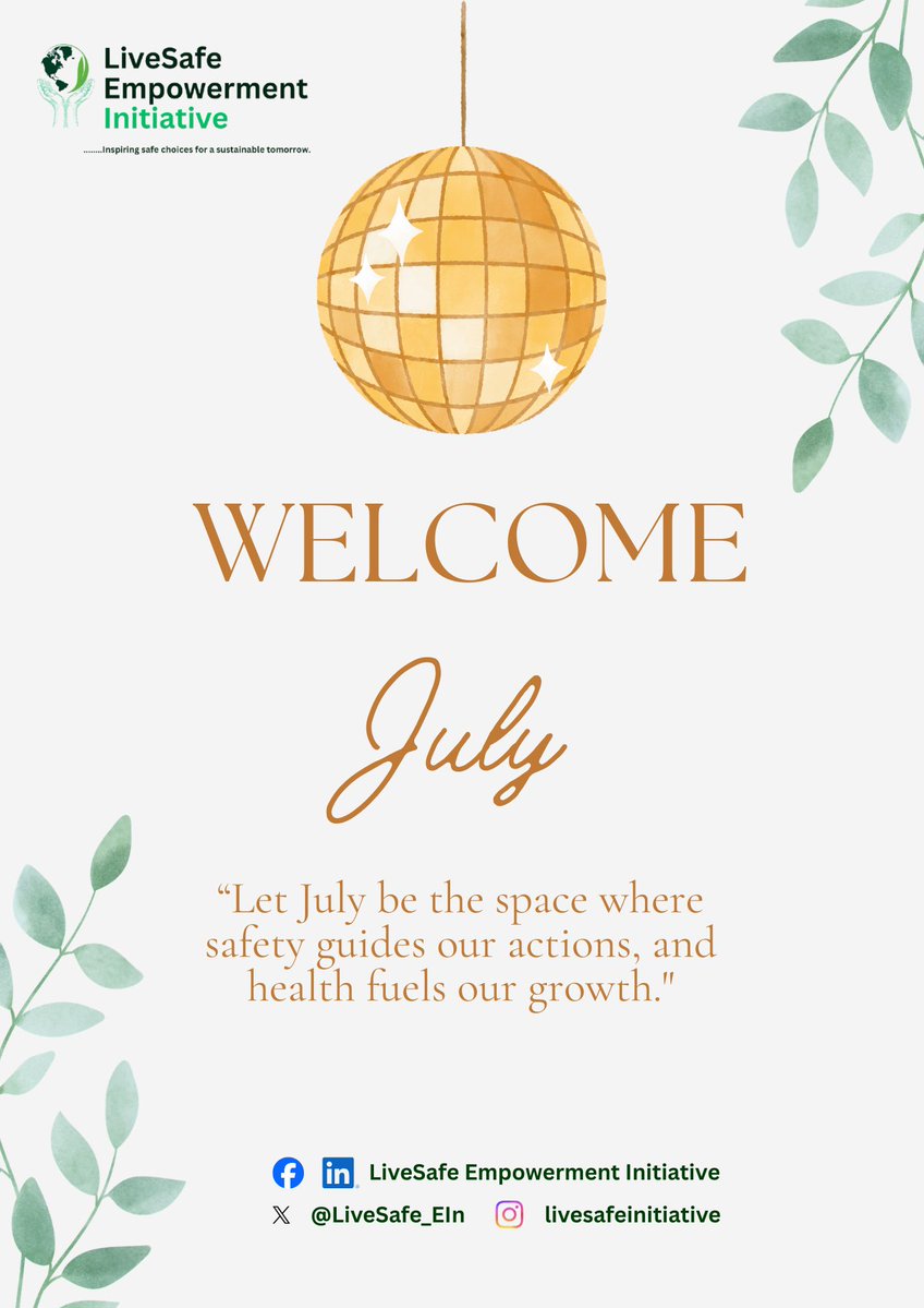 LiveSafe_EIn's tweet photo. Welcome July!!!👏👏👏 https://t.co/GzYVBU8suX