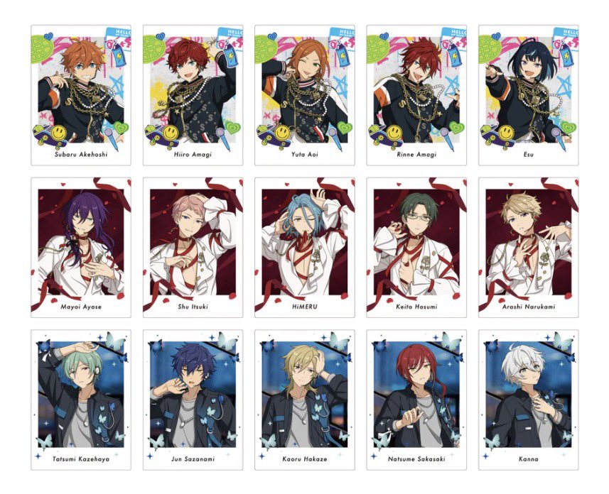 ichiris_jout's tweet photo. 【交換】ぱしゃっつ Extra SELECTION 10 UNIT SONG 2box
求：弓弦茨
譲：桃李翠忍藍良ひなた友也宙凪砂みか零泉真奏汰日和ｱﾄﾞﾆｽ颯馬レオつむぎ渉ﾆｷなずな創斑ユメｽﾊﾞﾙ一彩ゆうた燐音ｴｽ宗ﾏﾖｲHiMERU敬人嵐巽ｼﾞｭﾝ薫夏目ｶﾝﾅこはく凛月鉄虎晃牙光紅郎維吹ﾗｲｶ英智北斗真緒千秋司⬇️ https://t.co/UEVmpNq5Xz