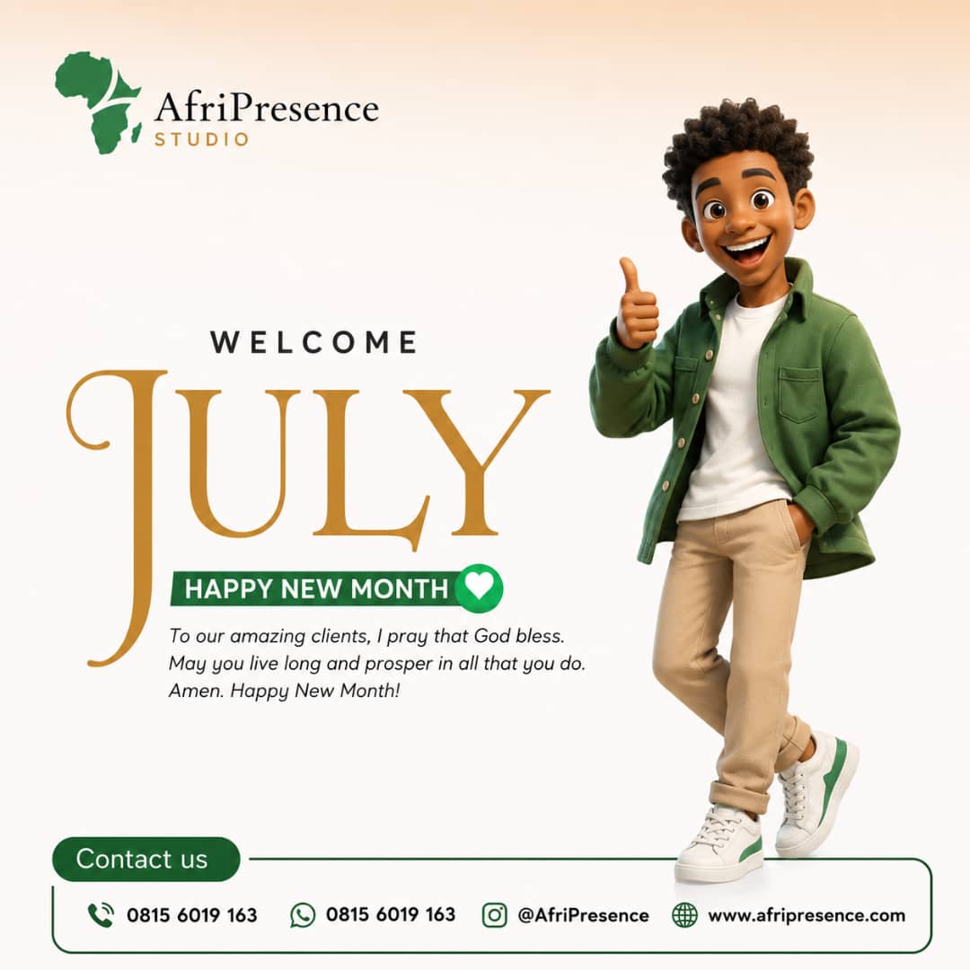 afripresence's tweet photo. A brand new month brings brand new opportunities to grow, scale, and elevate your digital presence. To all our amazing clients and partners, we pray this month brings immense blessings, growth, and prosperity to everything you lay your hands on. https://t.co/4qeVNz3xUh