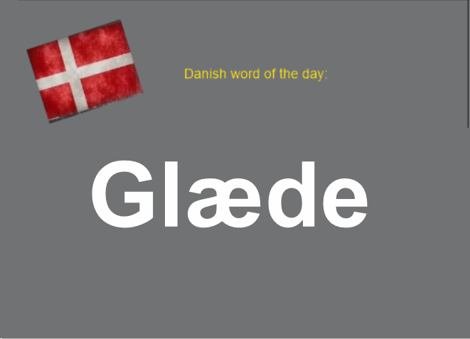 LVestkyst's tweet photo. Danish word of the day: Glæde #WednesdayMotivation #wednesdaythought #campingliving #ultratwitter #campingworld #Travel #LANGUAGE #Denmark #LearnInPublic #Wednesdayvibes #WordOfTheDay #LearnDanish #sensummer #camping #naturelovers https://t.co/AtnyhP73Z8