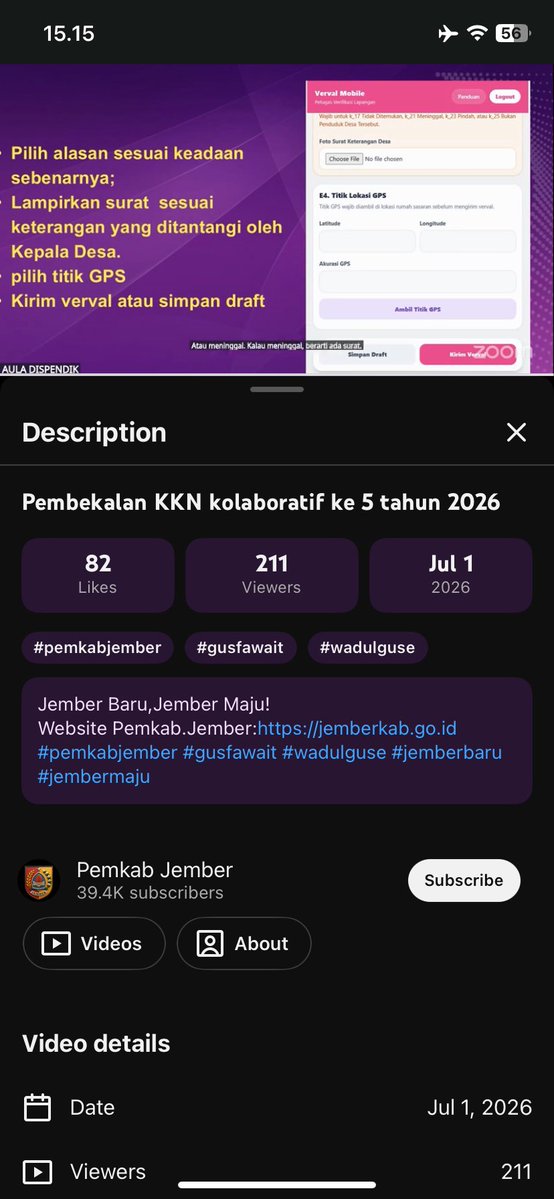 lafillelux's tweet photo. ? judulnya pembekalan kkn, materinya ada materi tutorial verval buat pendataan ATS, kok iso sih? https://t.co/11Oiij5O8j