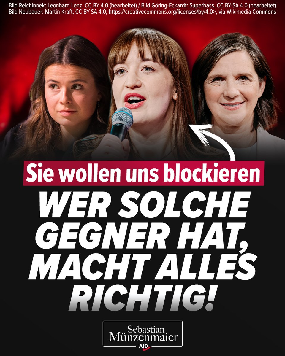 S_Muenzenmaier's tweet photo. Wenn der einzige politische Inhalt von links-grün ist, unsere Parteitage verhindern zu wollen, dann zeigt das, dass diese Verlierer nichts mehr anzubieten haben.

TM https://t.co/JLqoRRB6qD