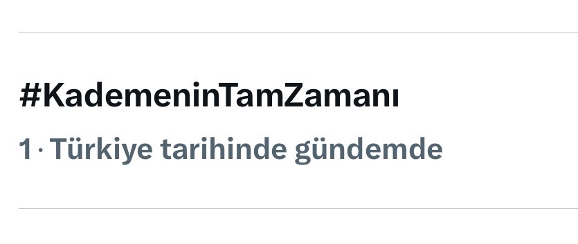 mihribanugurluu's tweet photo. Yine mi gündem ✊
Yine mi Zirve ✊

Bu gurur senin @EmadDernegi 

#KademeninTamZamanı  Türkiye Gündeminde 1 Numara 🏆🏆🏆

#KademeŞartOldu tagımız bakalım tabelaya geri dönecek mi 3 gün olunca rahatsız oluyorlar biliyorsunuz çift olunca çok daha rahatsız olmuş olabilirler. https://t.co/ydyytIdwIR