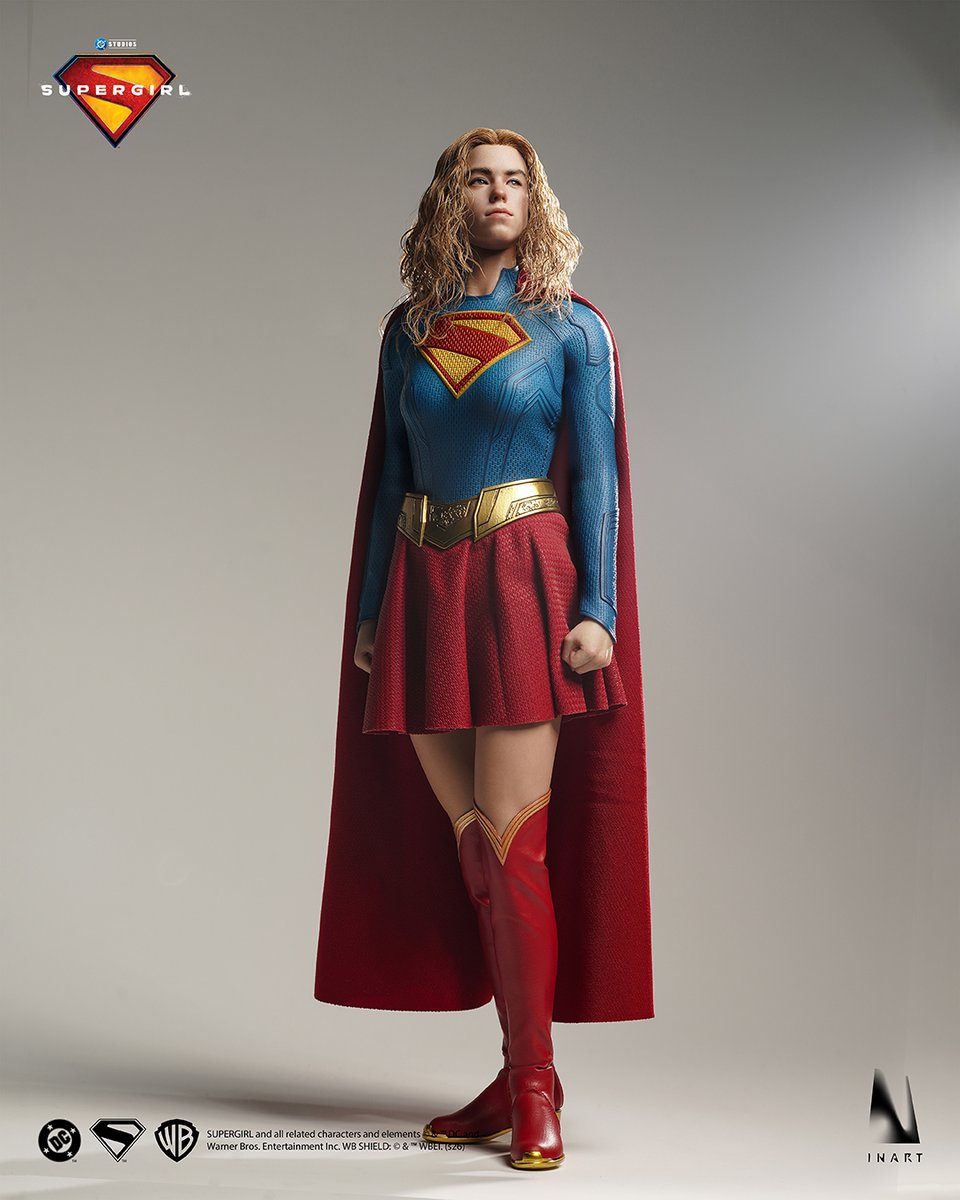 INART_Official's tweet photo. INART - Supergirl (2026) - Supergirl 1/6 Collectible Figure

"He sees the good in everyone. And I see the truth."

It's time for you to see her story.

Pre-order begins: July 3, 2026, 20:00 GMT+8
RSVP: https://t.co/HQZzcADR4o

Which detail tells her tale best?

#INART #DC https://t.co/Rtt7K2nAzp
