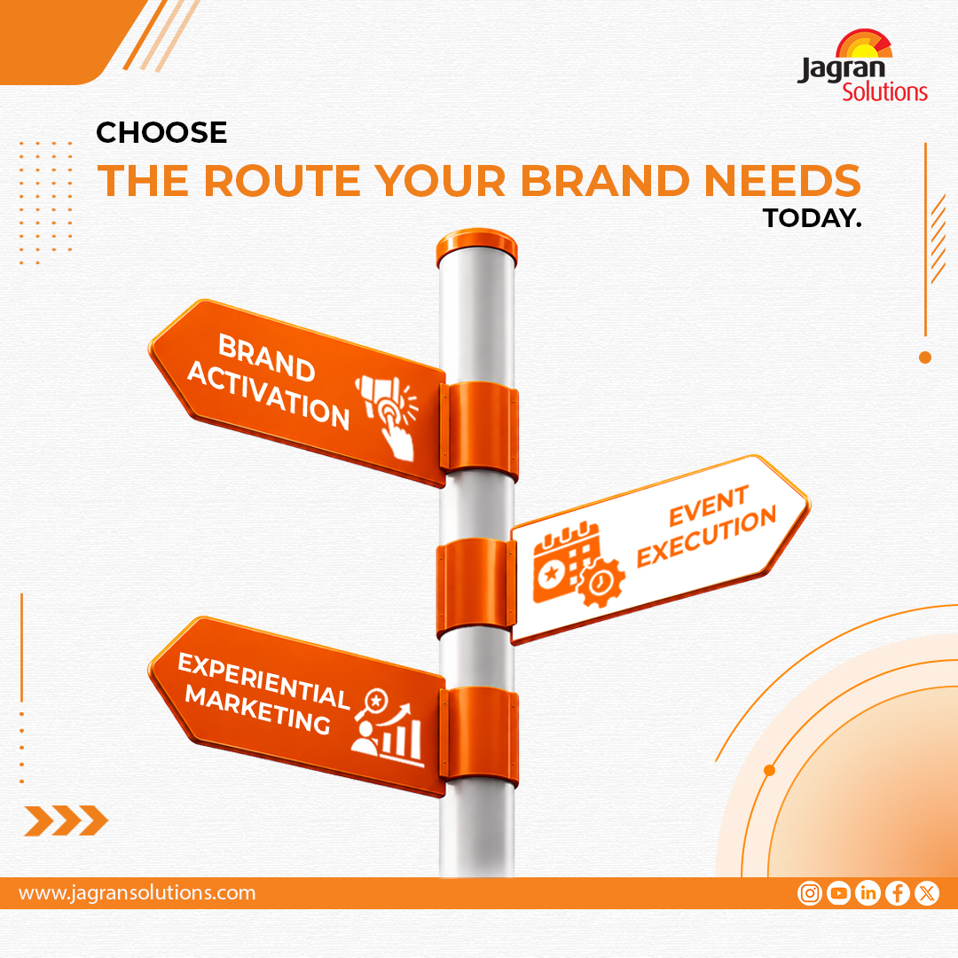 Jagransolution_'s tweet photo. Not every path leads to impact. We know the one that does.

#MarketingwithJagranSolutions #JagranSolutions #JagranPrakashanLimited #CreativeSolutions #BrandActivation #MarketingAgency #ExperientialMarketing https://t.co/dDW2GPmfAT