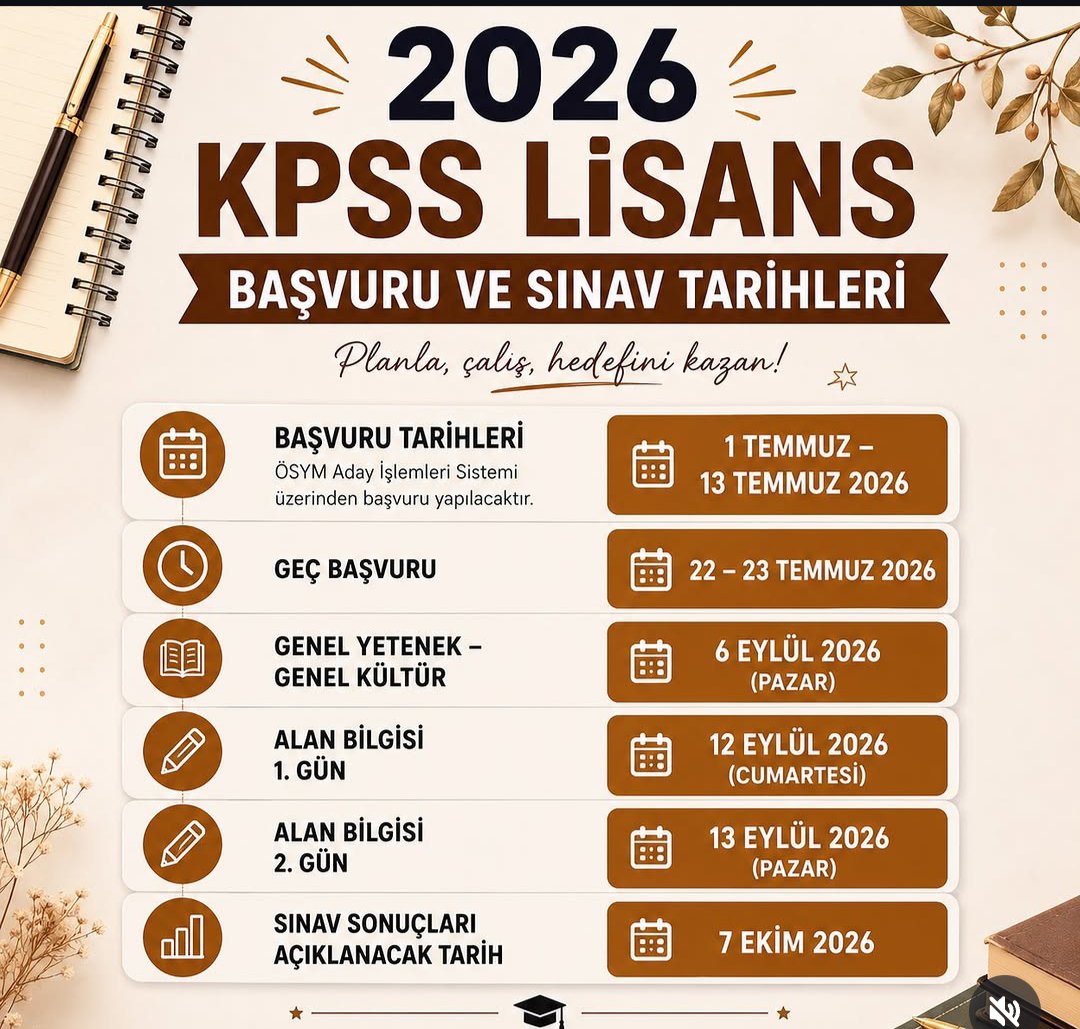 hoca_aka's tweet photo. 2026 Kpss Lisans Başvuruları Başladı
#kpss #kpss2026 #kpsslisans https://t.co/0SBRvc4Qmb