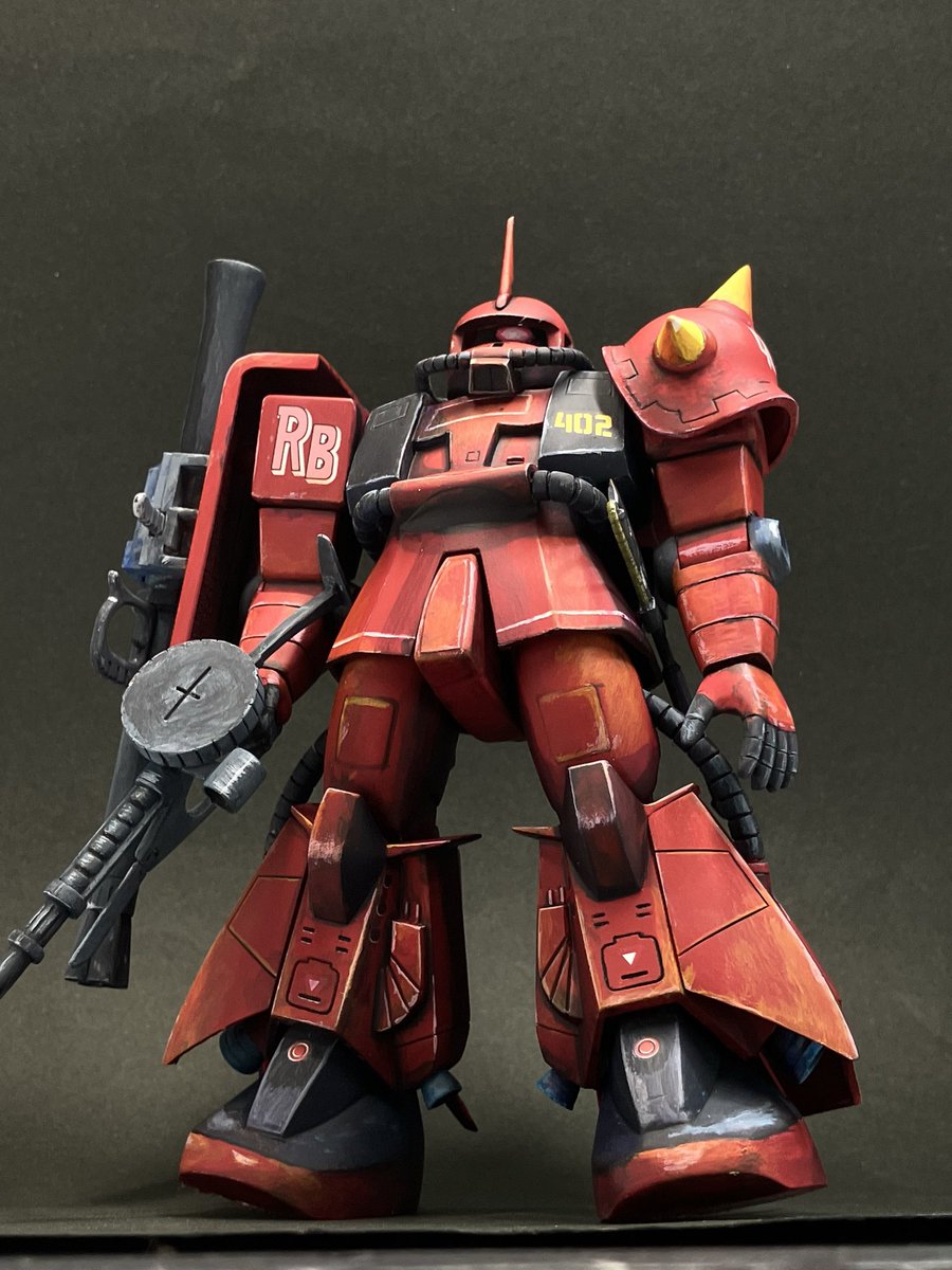 1/144 #高機動型ザク #ジョニーライデン少佐機 完成しました〜 大切に