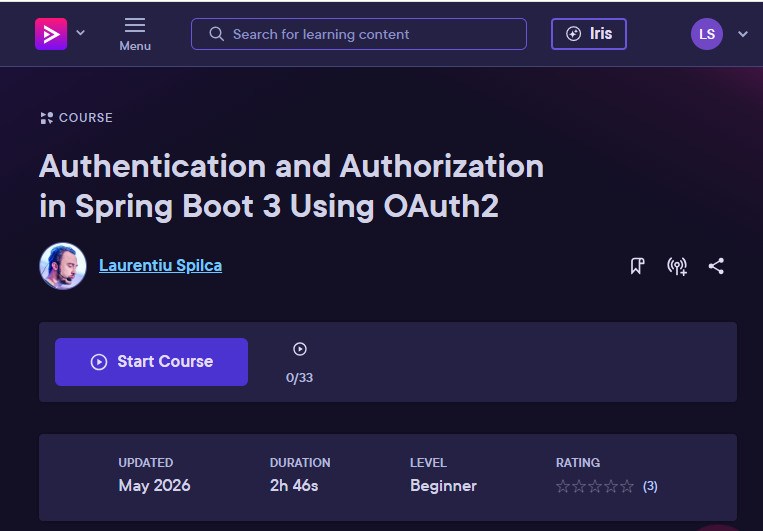 laurspilca's tweet photo. Hey Friends. If you watch my course on Pluralsight and you like it, remember to also give me a nice 🌟🌟🌟🌟 🌟 review 🤩 https://t.co/IEqmAPVTFL